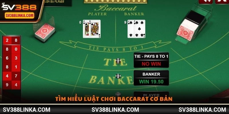 Tìm hiểu luật chơi baccarat cơ bản 